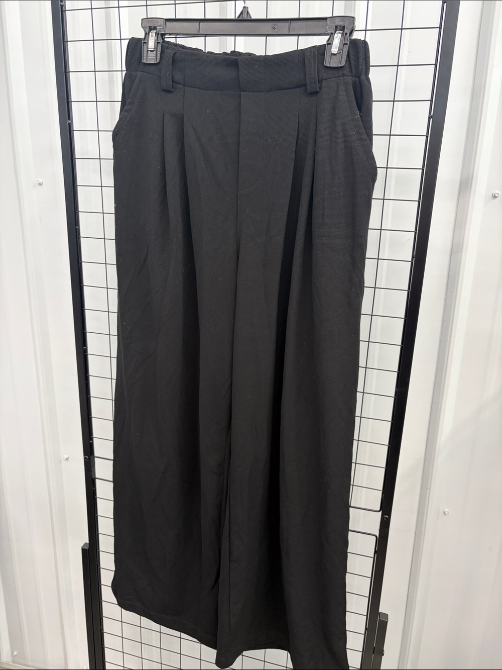 Halara MD petite Women's Wide-Leg Black  Pants NWOT